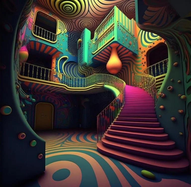 Âm Hưởng Psychedelia: Điểm Chạm Đa Giác Quan Trong Thiết Kế Kiến Trúc